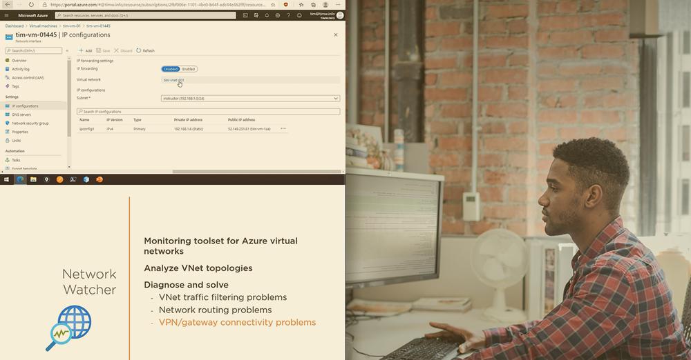 Microsoft Azure Administrator: Monitor and Troubleshoot Virtual Networking